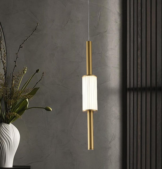 Luanda Eskitme Cam LED Sarkıt Avize 45 cm