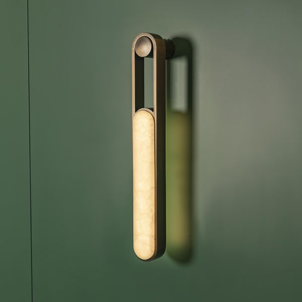 Noir Paslanmaz Mermer Aplik - Small