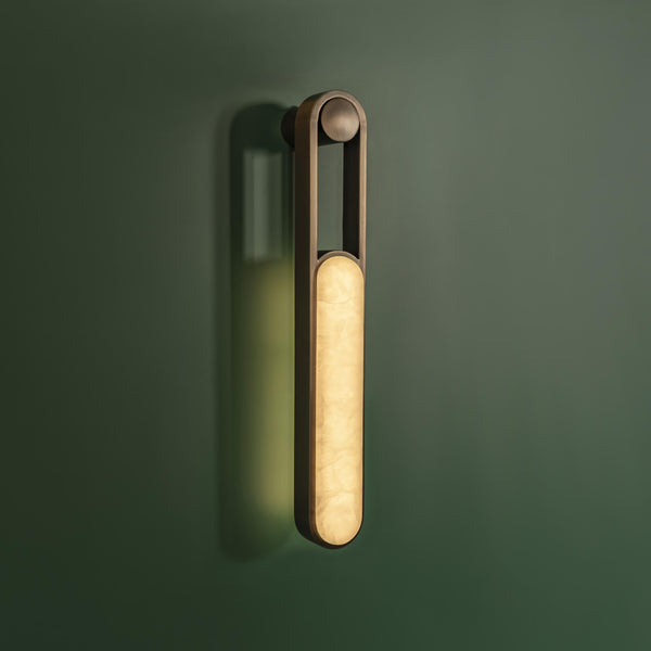 Noir Paslanmaz Mermer Aplik - Small