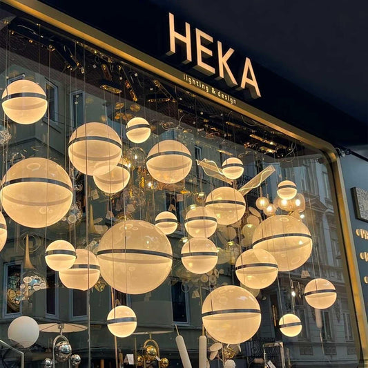 Semruk Küre Tekli Akrilik LED Sarkıt Avize 50 cm