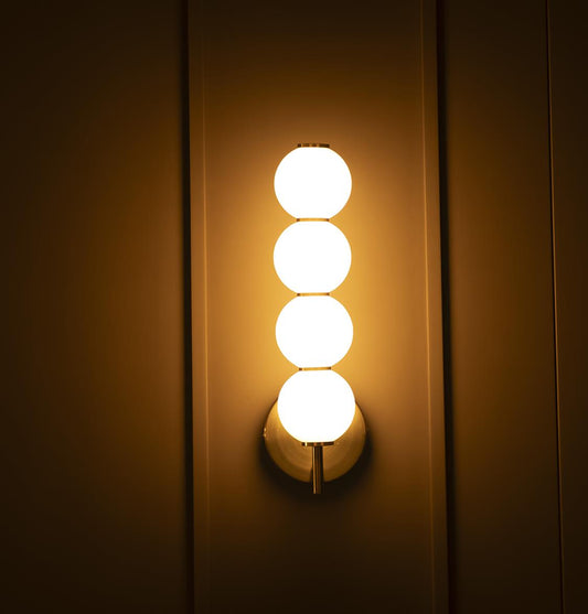 Urartu Soft 4 Küre Camlı LED Aplik