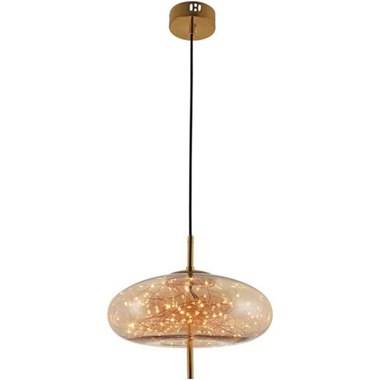 Viyana Bal Ufo Cam Sarkıt Avize 31 cm